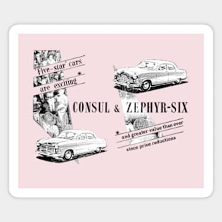 FORD ZEPHYR AND CONSUL - advert Magnet